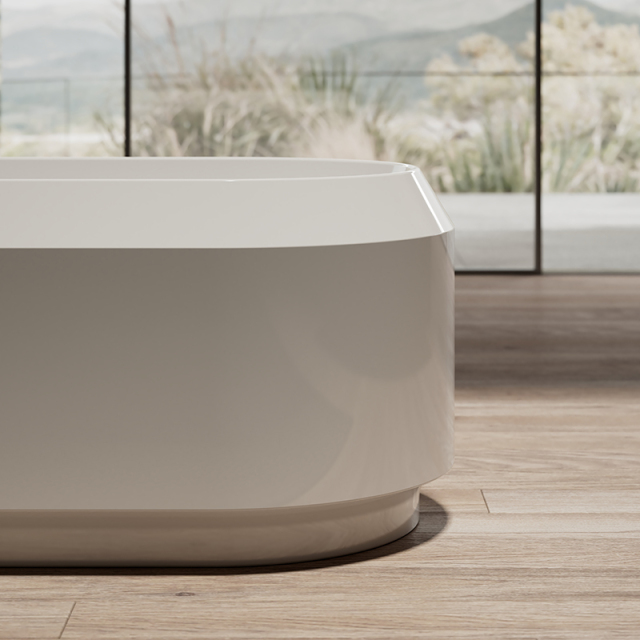 Wholesale High End Quality Oval Freestanding Acrylic Bathtub TW-7722