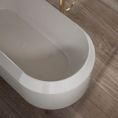 Wholesale High End Quality Oval Freestanding Acrylic Bathtub TW-7722