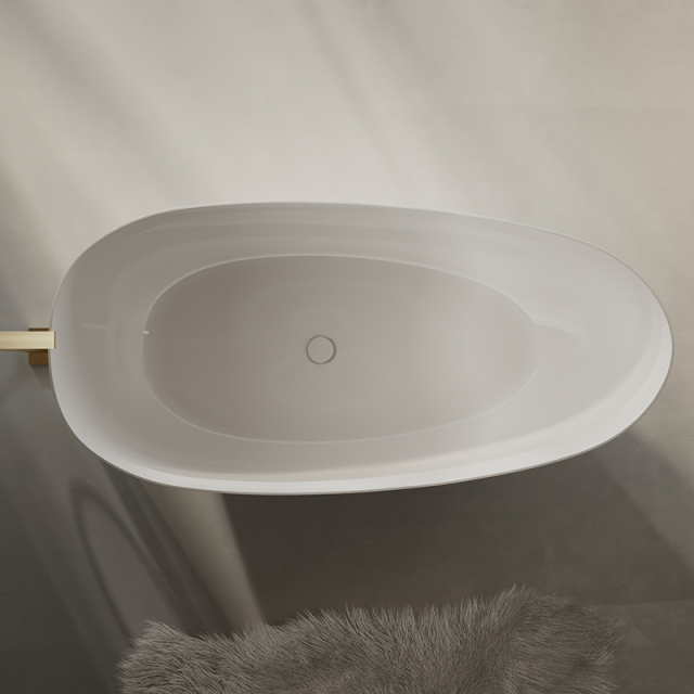 China Wholesale Factory Oval Egg-Shaped Freestanding Acrylic Bathtub TW-7758