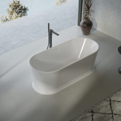 Popular Wholesale Designer Oval Pedestal Acrylic Bathtub TW-7791