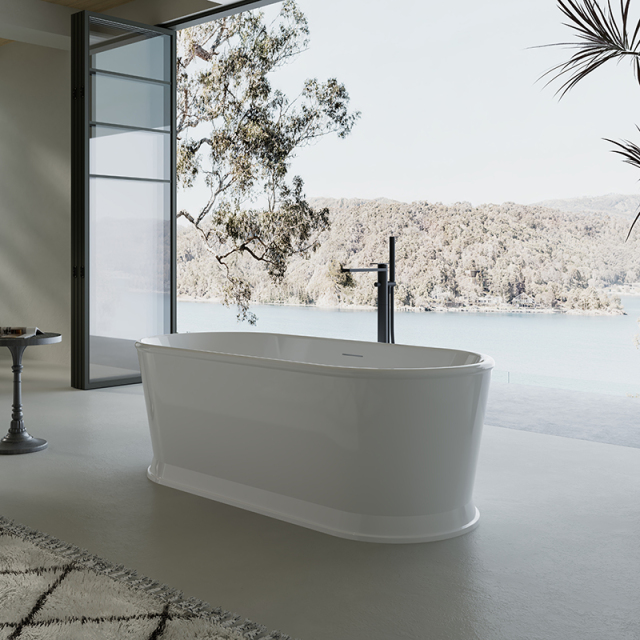 Popular Wholesale Designer Oval Pedestal Acrylic Bathtub TW-7791