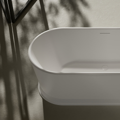 Popular Wholesale Designer Oval Pedestal Acrylic Bathtub TW-7791