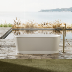China Wholesale Factory Artificial Stone Bathtub TW-9611