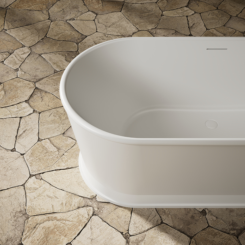 China Wholesale Factory Artificial Stone Bathtub TW-9611