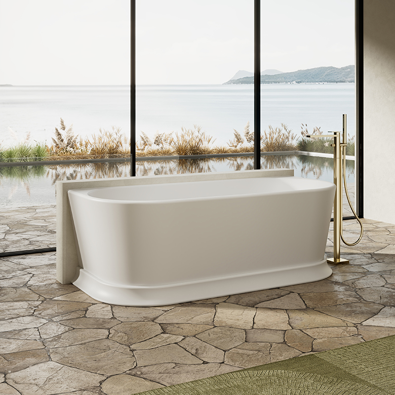 Wholesale High End Quality Back to Wall Bathtub TW-9606