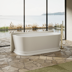 Wholesale High End Quality Back to Wall Bathtub TW-9606