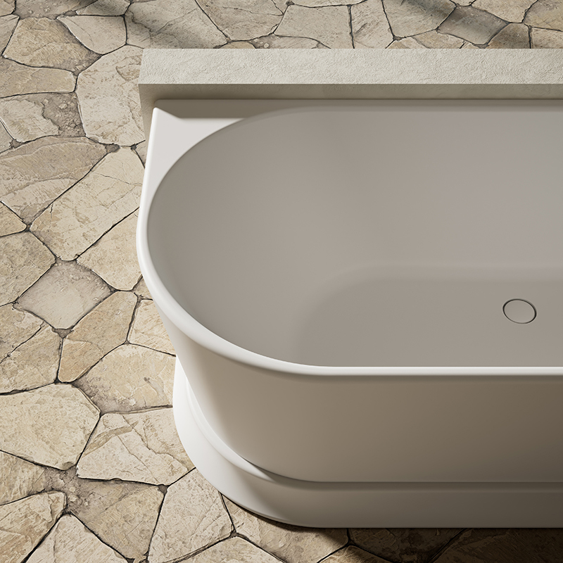 Wholesale High End Quality Back to Wall Bathtub TW-9606