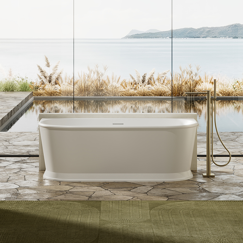 Factory Supply Quality Assurance Back to Wall Bathtub TW-9616