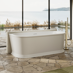 Factory Supply Quality Assurance Back to Wall Bathtub TW-9616