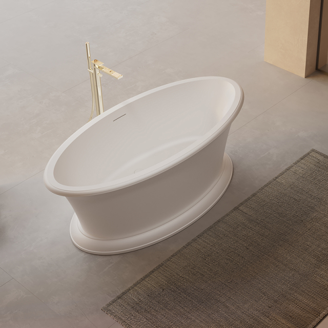 Wholesale Price Oval Freestanding Solid Surface Bathtub TW-9651