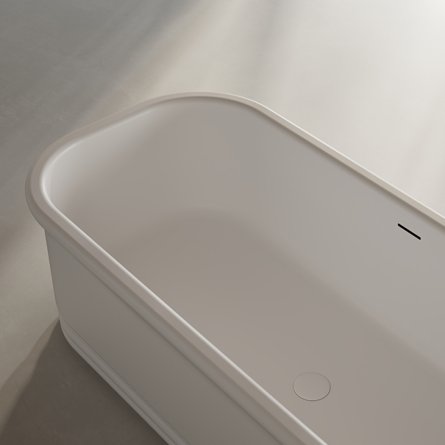 Popular Wholesale Designer Oval Freestanding Solid Surface Bathtub TW-9671