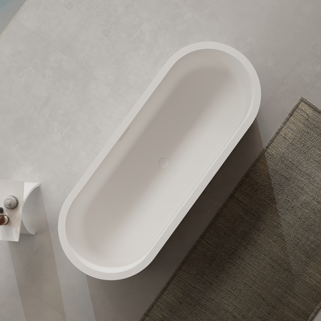 Popular Wholesale Designer Oval Freestanding Solid Surface Bathtub TW-9681