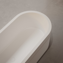 Popular Wholesale Designer Oval Freestanding Solid Surface Bathtub TW-9681