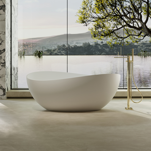 Factory Supply Quality Assurance Irregular Artificial Stone Bathtub XA-8818