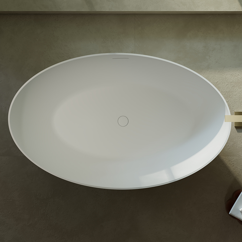 Factory Supply Quality Assurance Irregular Artificial Stone Bathtub XA-8818
