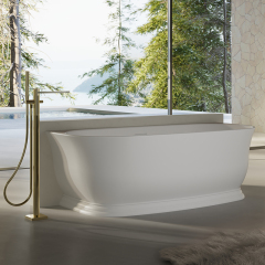 Wholesale Fashion Oval Back to Wall Bathtub XA-8896