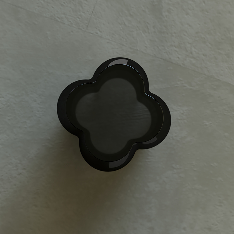 Quality Wholesale Unique Design Flower Transparent Resin Stool L-C0831T