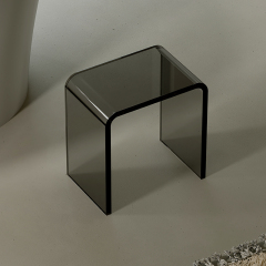 Quality Wholesale Unique Design Flower Transparent Resin Stool XA-C03T