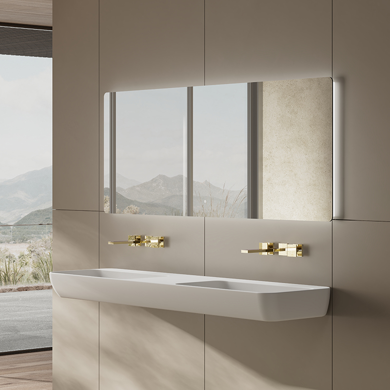 Wholesale High End Quality Wall Hung Solid Surface Wash Basin TW-G205