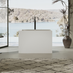 Popular Wholesale Designer Glossy White Acrylic Bathtub XA-156