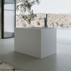 Popular Wholesale Designer Glossy White Acrylic Bathtub XA-156