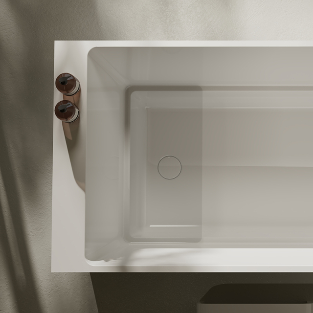 Popular Wholesale Designer Glossy White Acrylic Bathtub XA-156