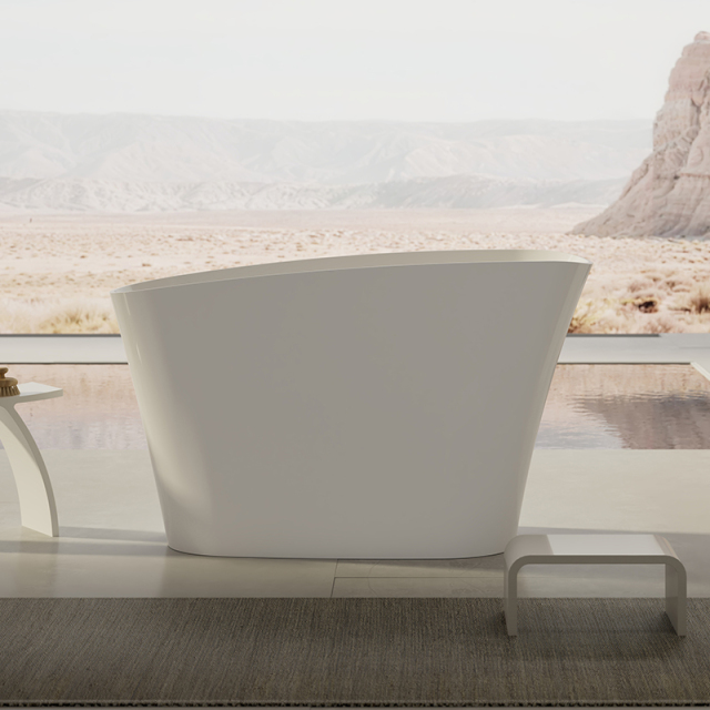 Popular Wholesale Designer Glossy White Acrylic Bathtub XA-157