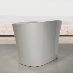 Popular Wholesale Designer Glossy White Acrylic Bathtub XA-157