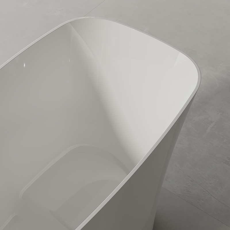 Popular Wholesale Designer Glossy White Acrylic Bathtub XA-157