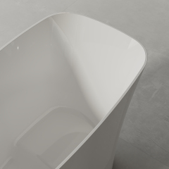 Popular Wholesale Designer Glossy White Acrylic Bathtub XA-157