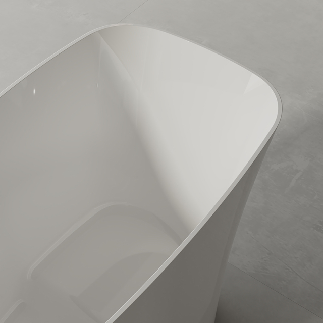 Popular Wholesale Designer Glossy White Acrylic Bathtub XA-157