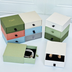 Multicolor drawer-style jewelry box