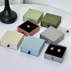 Multicolor drawer-style jewelry box