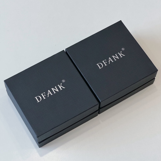 Luxury Custom logo Black 2 Pieces Jewelry Box White Stamping logo Lid and Base Paper Watch Box with Velvet Pillow