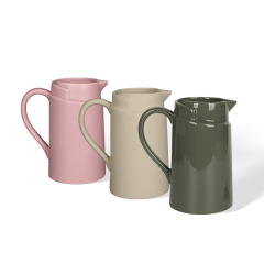 Wholesale Polychromatic Bamboo Shoot Shell Ceramic Flower Pot, Delicate and Solid