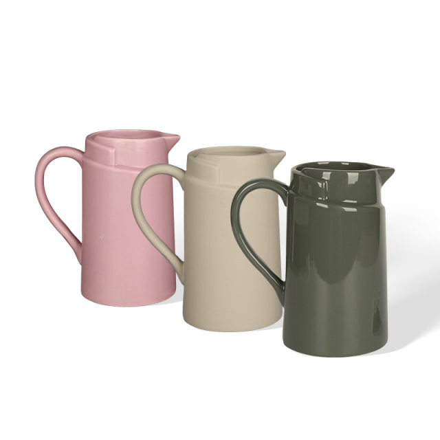 Wholesale Polychromatic Bamboo Shoot Shell Ceramic Flower Pot, Delicate and Solid