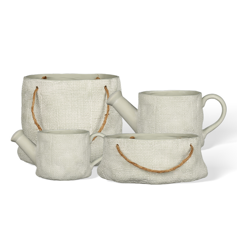 Wholesale The retro braided flower pot design