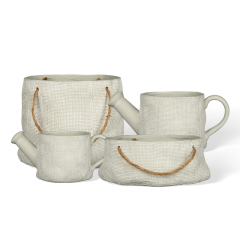 Wholesale The retro braided flower pot design