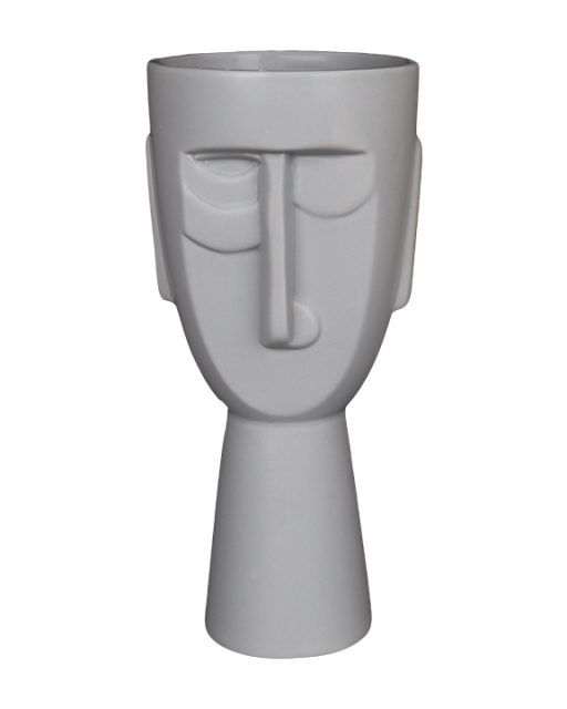 Wholesale Artistic Portrait Ceramic Flowerpot with Its Own Fun