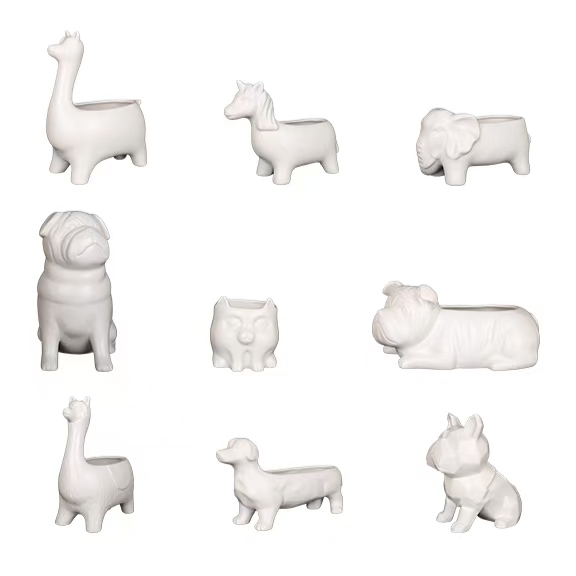 Wholesale Design Sense of Giant Animal-shaped Ceramic Flower Pot