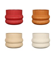 Wholesale Vintage wavy ceramic vase