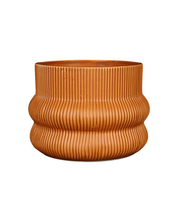 Wholesale Vintage wavy ceramic vase