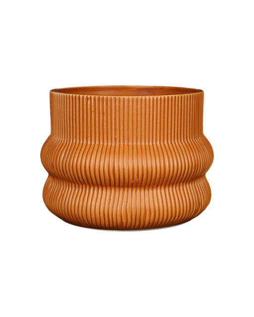 Wholesale Vintage wavy ceramic vase