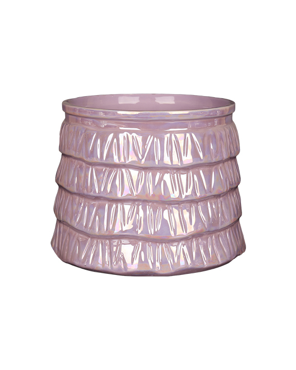 Wholesale Graduated Texture Layered Ceramic Vase Series