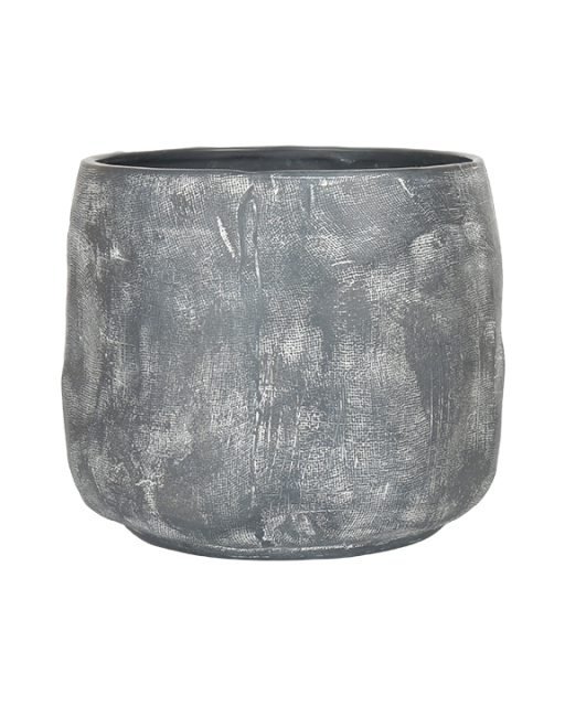 Wholesale Ceramic Vase with a Mesh-Textured and Matte Finish