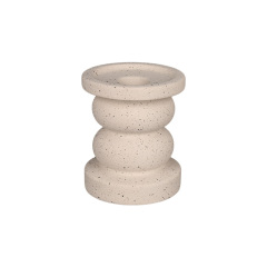 Wholesale Double Color Gourd Column Ceramic Candlestick