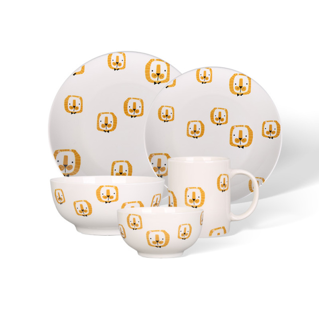Wholesale Soft and cute ceramic tableware set