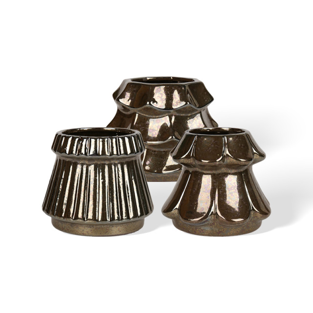 Wholesale Vintage tree-shaped ceramic scented candle holder