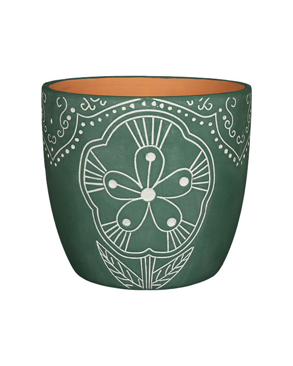 Wholesale Ethnic-style Mandala Ceramic Flower Pot