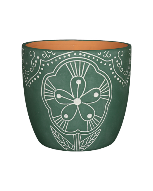 Wholesale Ethnic-style Mandala Ceramic Flower Pot
